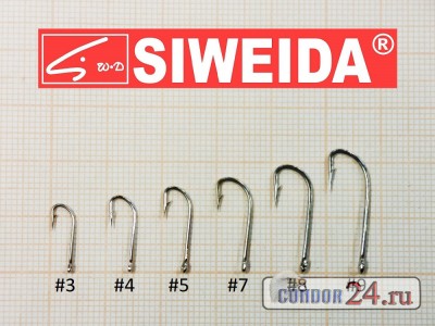 Крючки SIWEIDA VICTOR Round, уп. 20 шт.